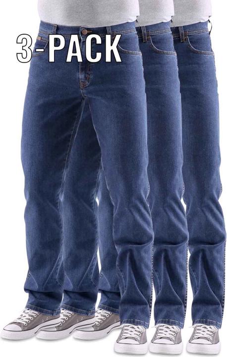 Wrangler Texas Stretch Jeans darkstone 3-Pack
