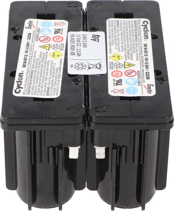 Actual product image Hawker Energy Hawker Enersys Cyclon 0819-0020, Pb2.5-12, Faston 4.8mm connector, 12V, 2.5Ah (1 pcs., 2500 mAh)