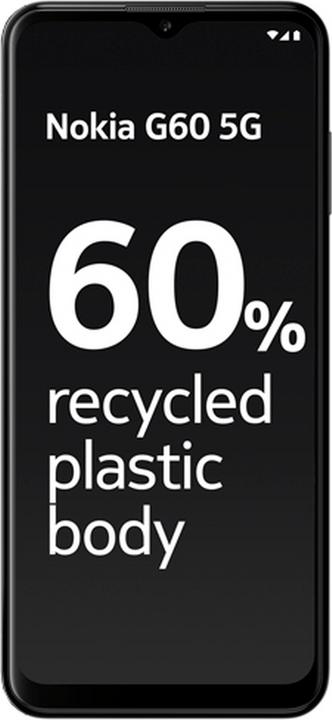 Produktbild Nokia G60 (128 GB, Schwarz, 6.58", SIM + eSIM, 50 Mpx, 5G)