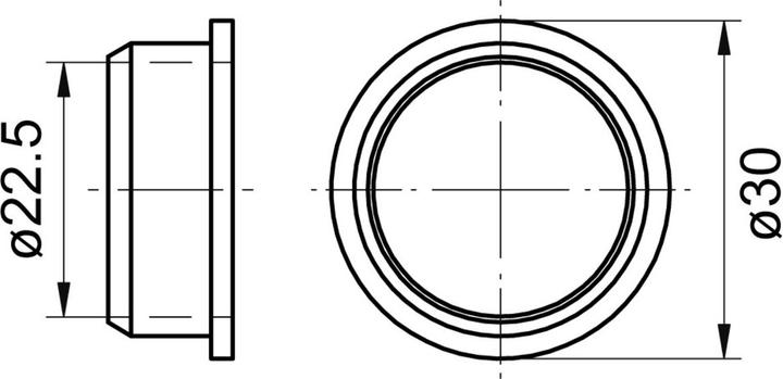 Image du produit Mega Insertion de protection pour cylindre RZ 34.051 (1 pcs)