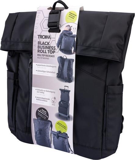 Actual product image Troika BLACK ROLL TOP Rolltop rucksack, black (17.50 l)