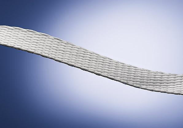 Actual product image kaiserkraft Reinforced PET strapping, woven, for strap dispensers, core Ø 76 mm, strap width (1 Piece)