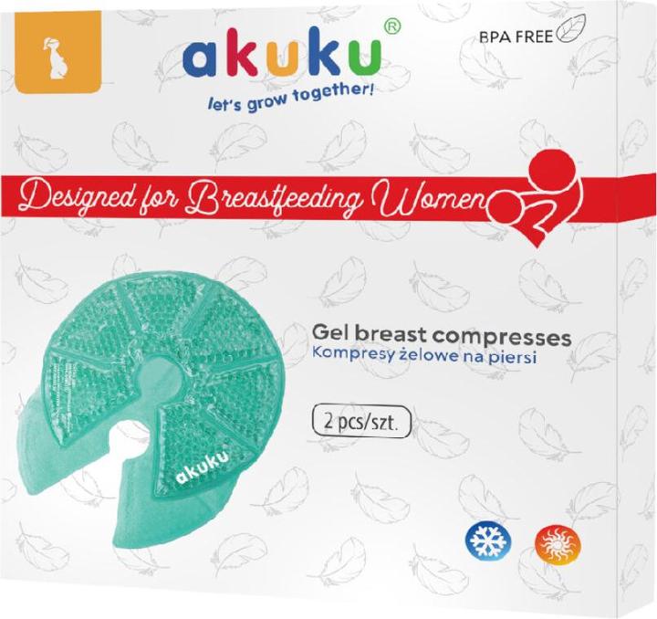 Actual product image Akuku Gel-Stilleinlagen - 2 Stück (2 x)