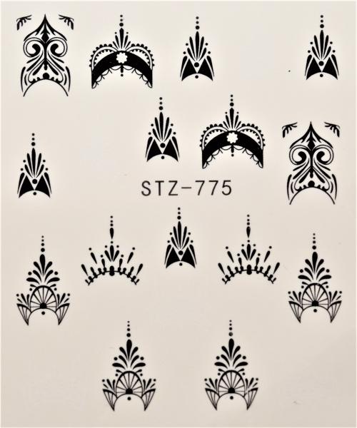 Actual product image Nagellack24 Nail Art Sticker Water Transfer 775
