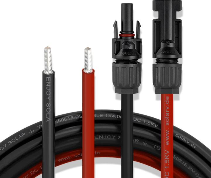 Actual product image Enjoy solar Professional solar cable (Solar connector, Solar cable)