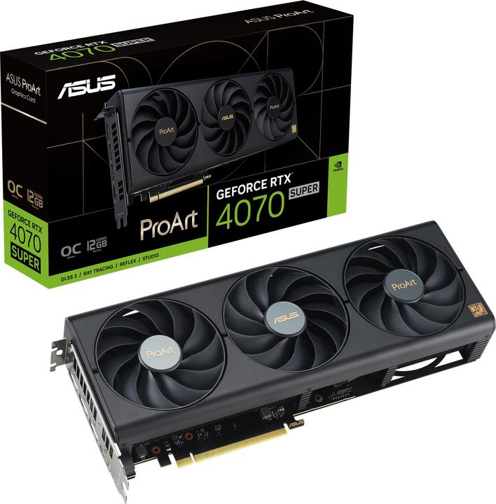 Produktbild ASUS Pro Art GeForce RTX 4070 SUPER OC (12 GB)