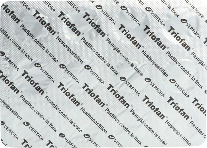 Nutritional values and ingredients Triofan Cough lozenges 24 (24 Piece)