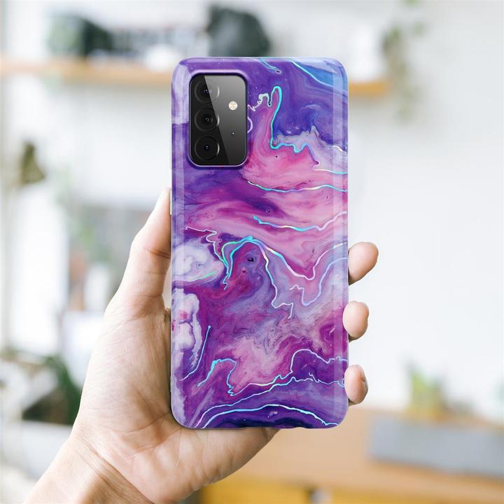 Produktbild Cadorabo IMD TPU Bunter Marmor Cover (Samsung Galaxy A72)