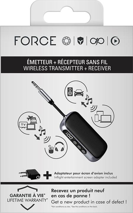 Produktbild Force Play 2-in-1 Bluetooth Adapter (Sender & Empfänger)