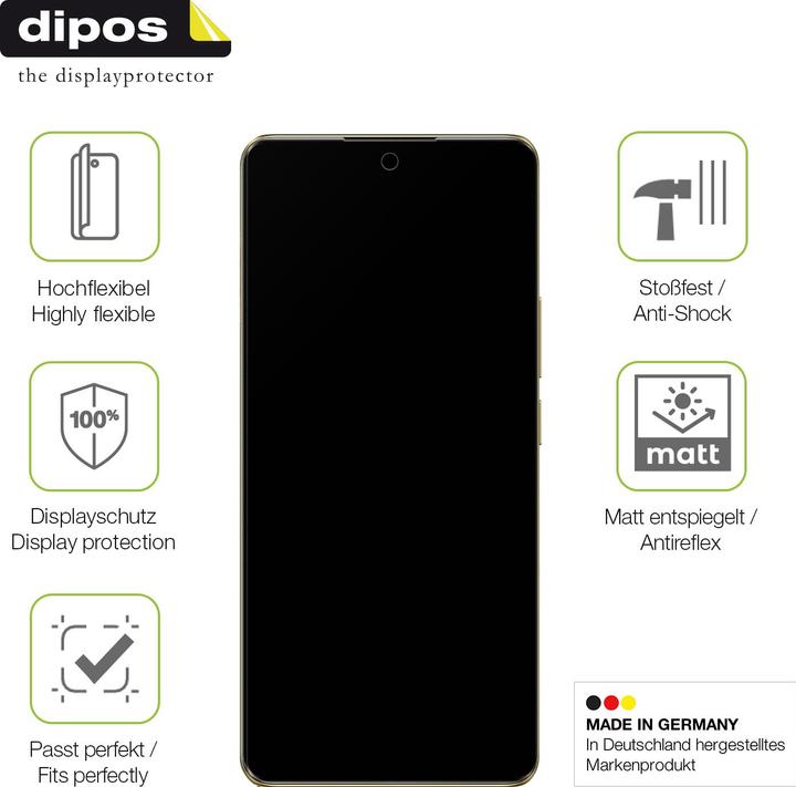 Actual product image Dipos Full Cover Screen Protector Matte (1 Piece, Xiaomi 12 Pro 5G)