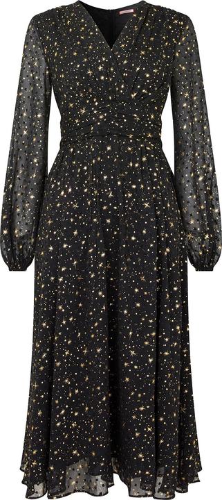 Joe Browns Star Print Wrap Front Midi Dress (40)