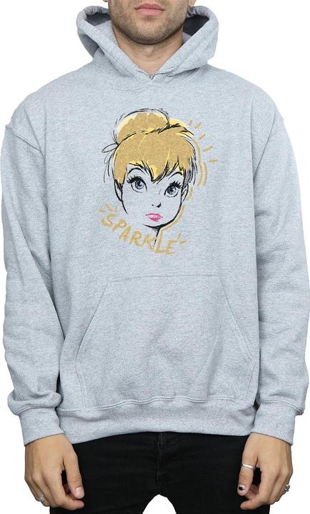 Immagine prodotto Disney Tinkerbell Sparkle Felpa con Cappuccio Uomo (M)