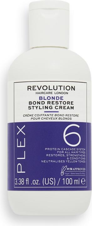 Immagine prodotto Revolution Haircare Crema Styling Plex 6 Blonde Bond Restore (Crema per capelli, 100 ml)