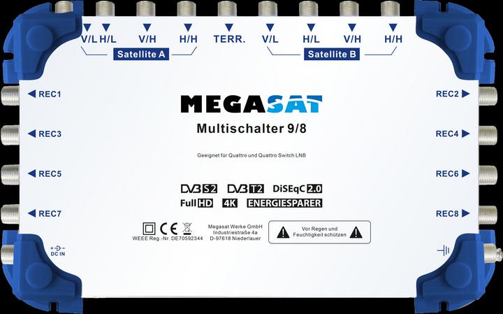 Actual product image Megasat Multiswitch 9/8 (Multi switch)
