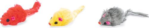 Actual product image Karlie Mice in fur look (Plush toy cat)