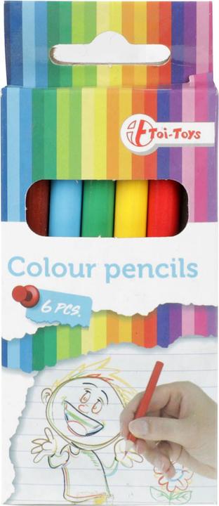 Toi-Toys Crayons (Multicoloured, 6 x)