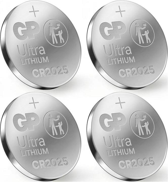 Image du produit GP Batteries 4 piles bouton GP CR2025 3,0 V (4 pcs, CR2025, 145 mAh)