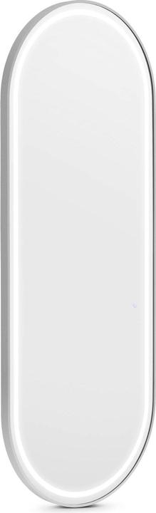 Physa Salon Mirror - LED lighting - extra thin - oval - silver - 180 x 70 cm