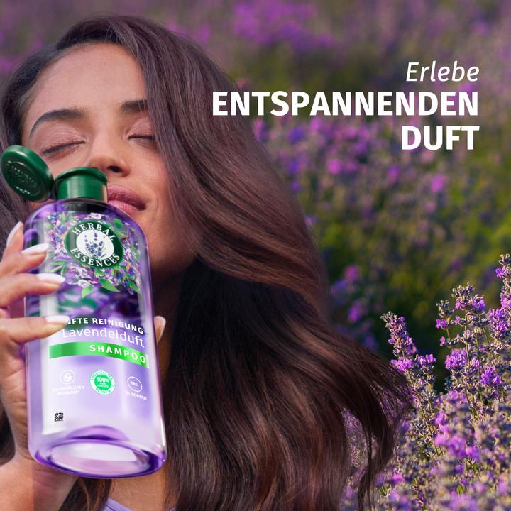 Image du produit Herbal Essences Nettoyage en douceur avec un parfum de lavande (350 ml, Shampoing liquide)