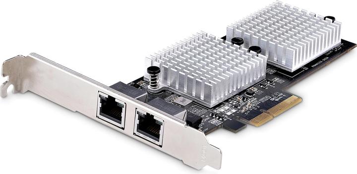 Produktbild StarTech com 2-Port 10GbE PCIe Network Adapter Card, Network Card for PCs/Servers, Six-Speed PCIe Et (PCI Express 3.0 x4)