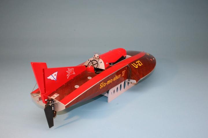 Actual product image Billing Boats 1:12 Slo-Mo-Shun IV- wooden hull-photo manual (428336)