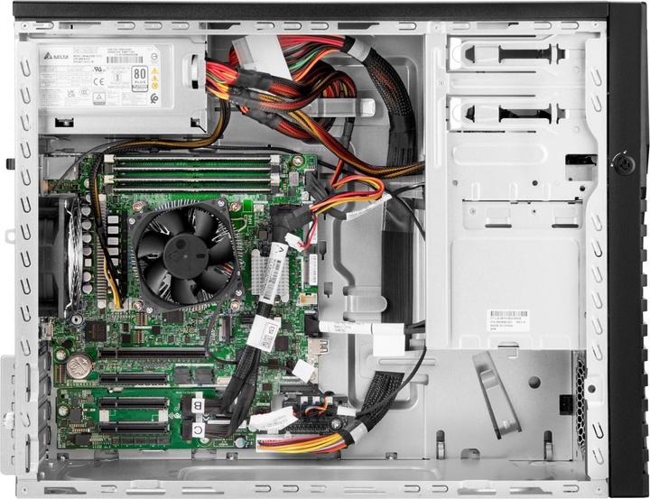 Produktbild HPE ProLiant ML30 Gen11 Tower Xeon E-2414 4-Core 2.6GHz 1x32GB-U 4xLFF Non Hot Plug 2x1TB HDD VROC 3 (32 GB, Tower Server)