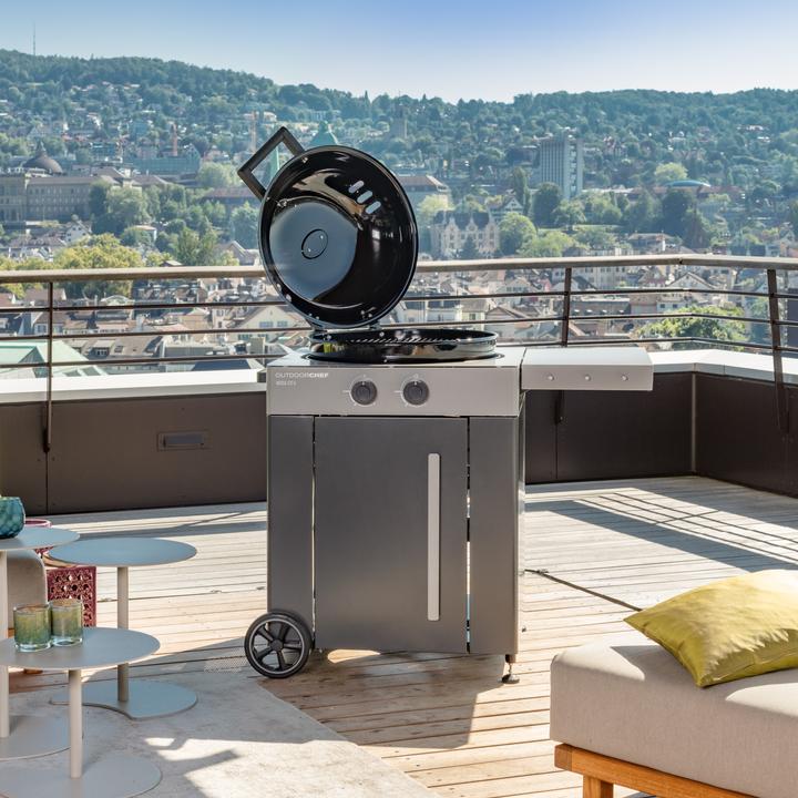 Actual product image Outdoorchef Arosa 570 G Grey Steel (9.50 kW)