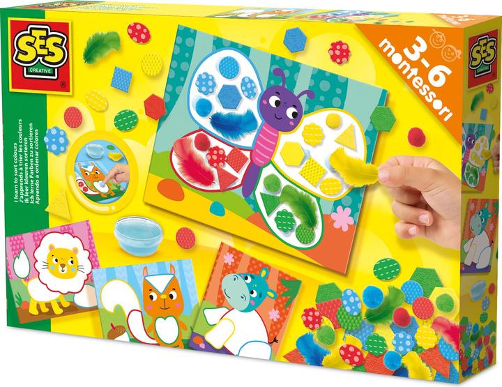Produktbild Ses Bastelset Montessori Farben+Materialien