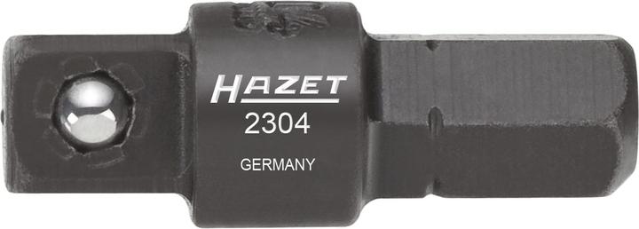 HAZET Adapter 2311 - Solid hexagon 10 mm (3/8 inch) - Solid square 12.5 mm (1/2 inch) (10 mm)