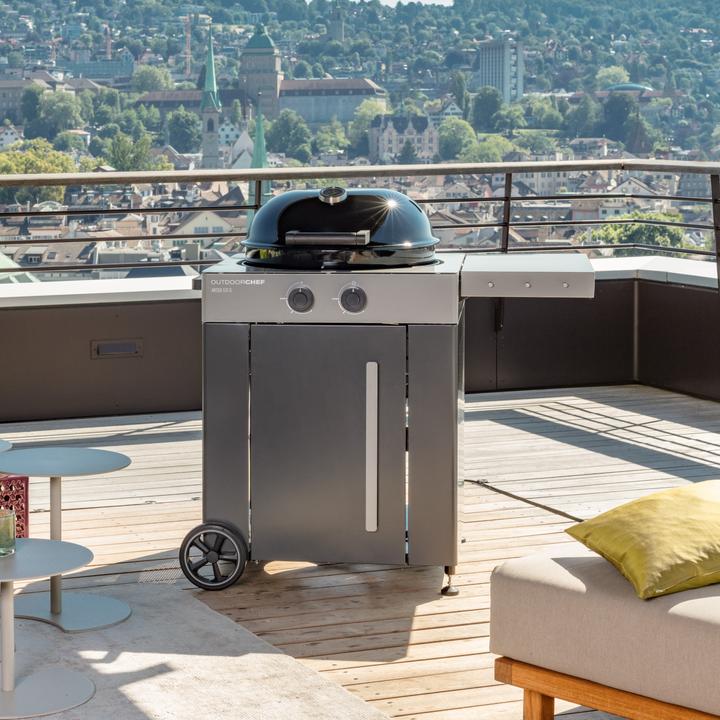 Actual product image Outdoorchef Arosa 570 G Grey Steel (9.50 kW)