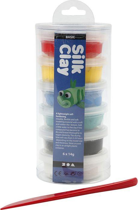 Image du produit Creativ Company Set de base de la pâte à modeler en soie