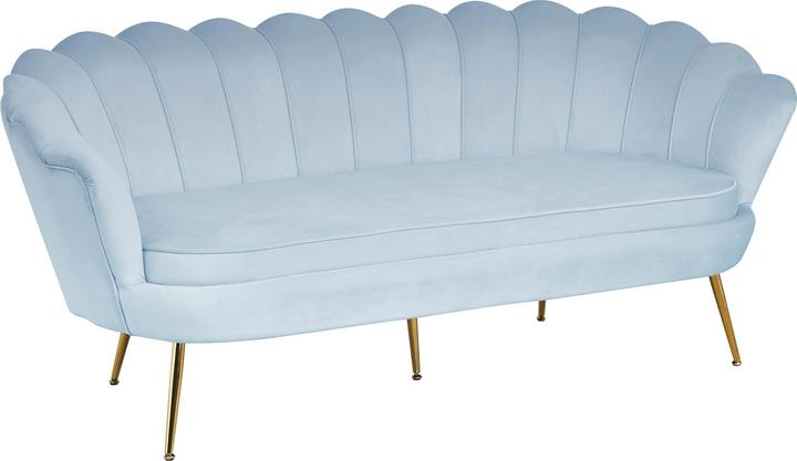 Immagine prodotto SalesFever Divano Shell a 3 posti blu argento (3 posti)