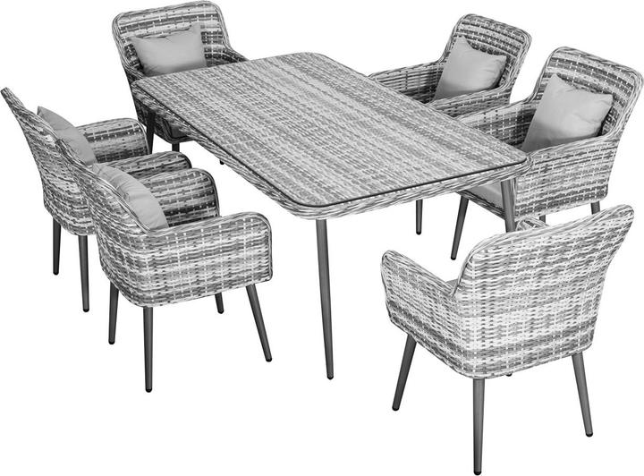 Immagine prodotto Jet-Line Set da giardino Quito grigio (100 cm)