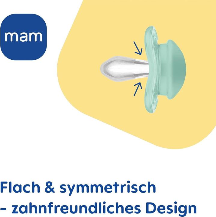 Image du produit MAM Air Silicone Sucettes, 2 pièces, 0-6 mois (2 x, jusqu'à 6 M.)