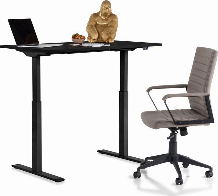 Kare Design Desk Office Smart Black Black 120x70 (120 x 70 x 76 cm)