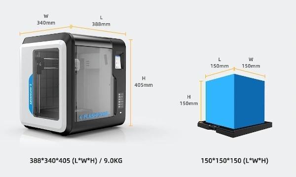 Actual product image FlashForge FF-3DP-1NA3-01 Adventurer3 3D Printer