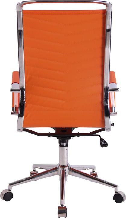Actual product image CLP Office chair Batley imitation leather, orange