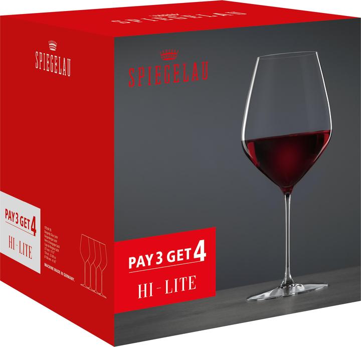 Actual product image Spiegelau Burgunderkelch Hi-Lite 73cl, 4er-Pack (730 cl, 4 Glasses)