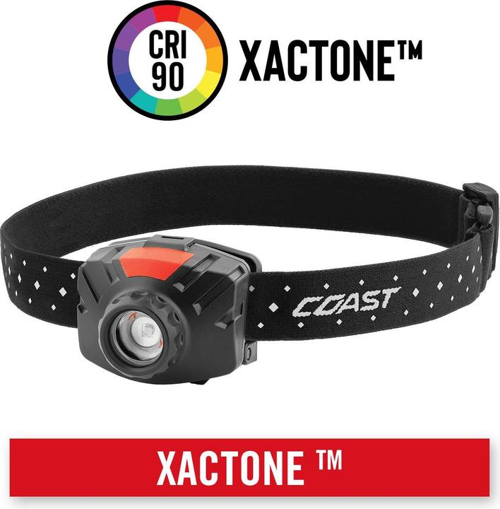 Actual product image Coast FL60R Headlamp (455 lumens) - XACTONE High CRI (90) (450 lm)