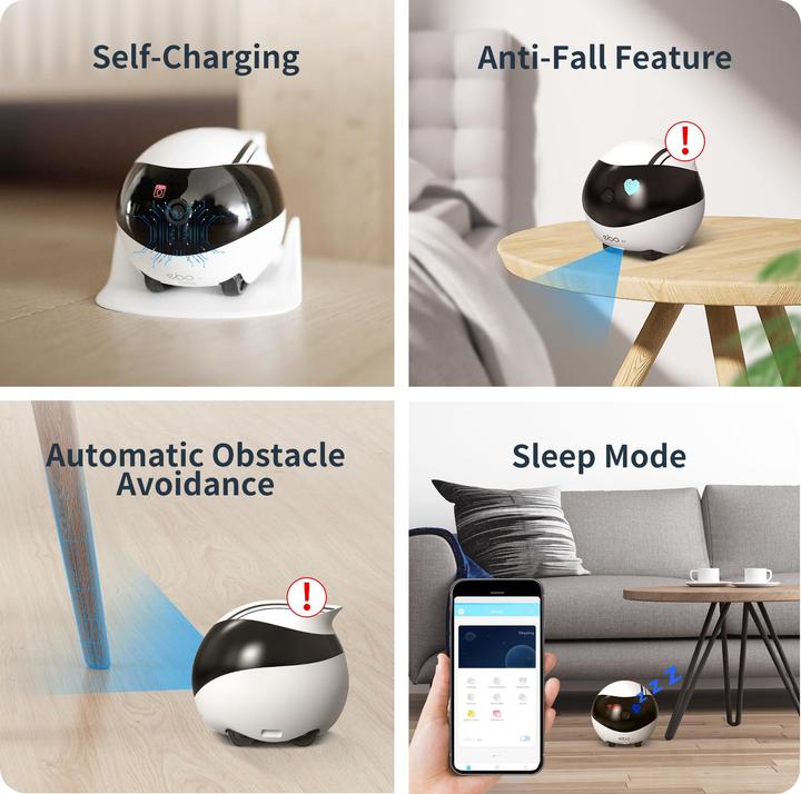 Immagine prodotto Enabot EBO-AIR 2 - Dove White (2304 x 1296 Pixels)