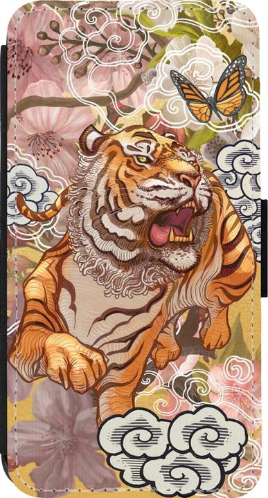 Immagine prodotto PhoneLook Cover Portafoglio nero Primavera 23 tigre giapponese (Apple iPhone 13 Pro)