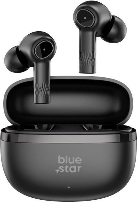 Actual product image Wired headphones Blue Star BLUE STAR wireless earphones bluetooth TWS ENC + ANC AC20E black (DNC, ANC, 5.50 h, Wireless)
