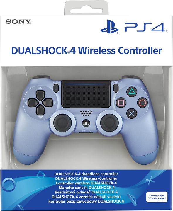 Actual product image Sony PS4 Dualshock 4 Wireless Controller - Titanium Blue (PS4)