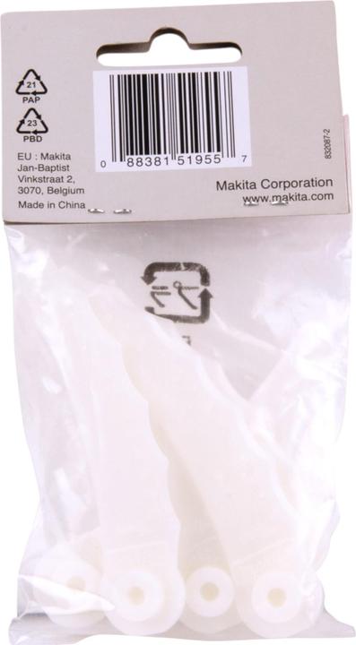 Actual product image Makita 198851-4 1x5 spare blade plastic (Weed whacker, Lawn mower blades + replacement blades garden machinery)