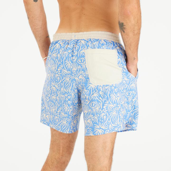 Produktbild Olaian Men’s Swim Shorts Surf 100 18” Long - Flora Blue (L)