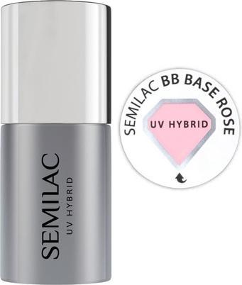 Semilac Base for hybrid varnishes BB Base Rose 7ml universal
