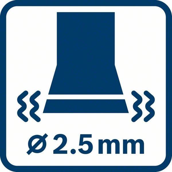 Immagine prodotto Bosch Professional Levigatrice rotorbitale GEX 125-1 AE, con 3 fogli abrasivi C470, in valigetta (Levigatrici rotorbitali, 250 W)