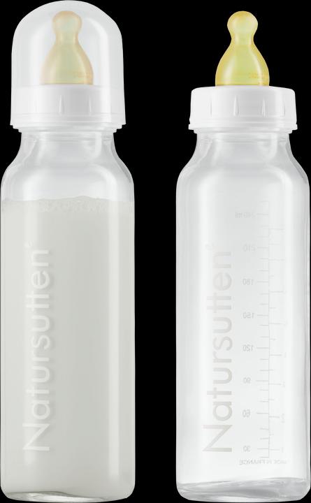 Immagine prodotto Natursutten Biberon 240ml in vetro con valvola anticolica (240 ml)