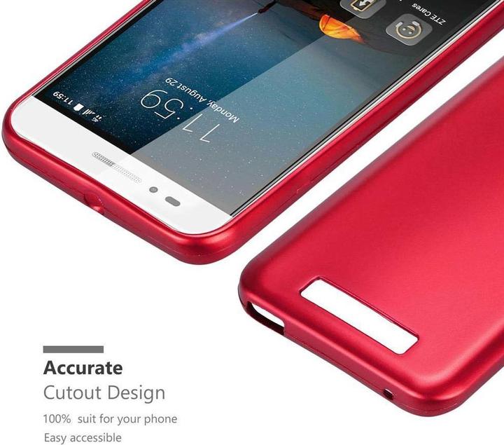 Image du produit Cadorabo Couverture métallique mate TPU (ZTE Blade A612)