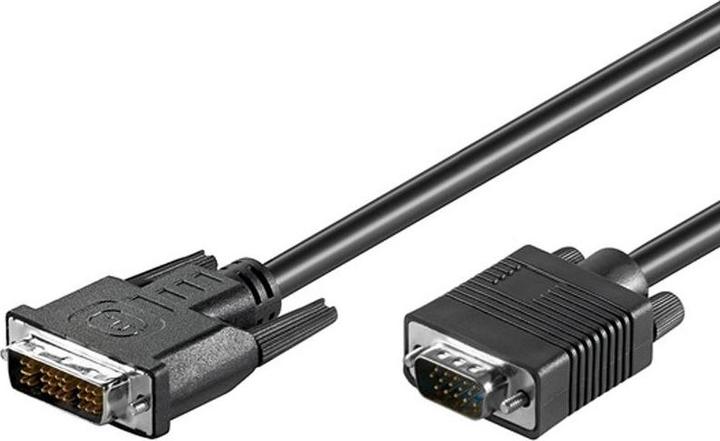 Image du produit AccuCell Câble DVI-I/VGA FullHD pour transférer les signaux vidéo d'un PC vers un moniteur (VGA, DVI)